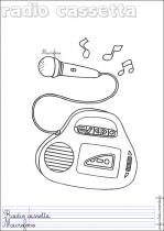 coloriage-radio-cassette-1